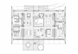 Rodinný dům Atrio, půdorys, Sebastian Nagy