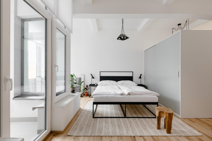 Garsoniéra Nusle, Mooza architecture