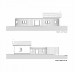 Pohled - Dostavba drážního domku, sociální bydlení Sananim