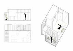 Quintana 4598, IR arquitectura, axonometrie