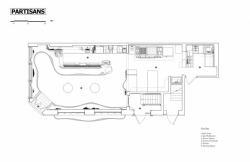 PARTISANS, Bar Raval, půdorys - foto