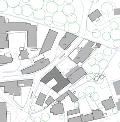 Situace (Rezidence Gotthardská v Praze, NEDVEDARCHITETI)