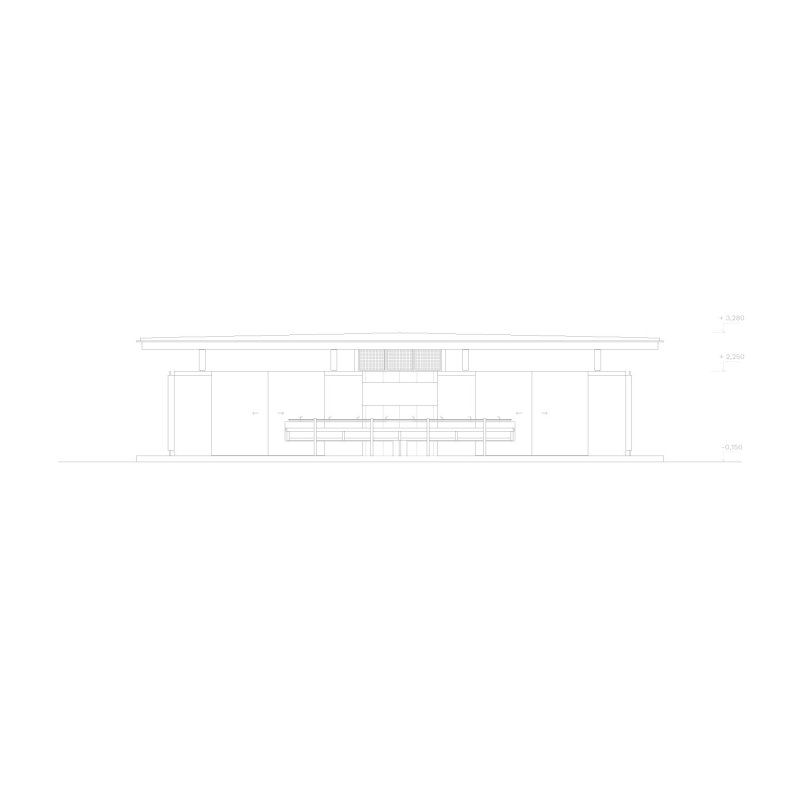 Rekreační areál Běstvina, Žalský architekti / Jan Žalský, Tomáš Nováček, Max Lipovský, Vojtěch Tecl, pohled