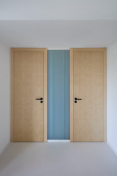 Nová příčka s využitím copilitu (Řadový dům v Čimicích, Plus One Architects)