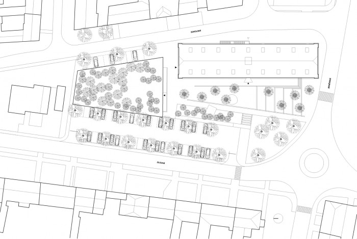 Hotel Lotrinský, situace, EA architekti