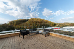 Administrativní sídlo firmy v pavilonu EXPO 2015, KOMA MODULAR. ZDROJ: KOMA MODULAR