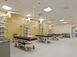 Pardubický kraj má nový pavilon urgentního příjmu. V orientaci zde pomáhají barvy.