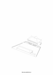 Schéma přístavby školní jídelny.