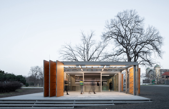 Pavilon na Výstavišti v Praze, PAPUNDEKL architekti/ Jan Bárta, Šimon Bierhanzl, Marek Fischer, Jan Svoboda