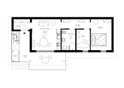 Půdorys (Bee House; Petr Novák)