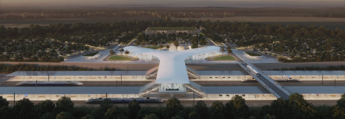 Vizualizace - návrh terminálu VRT Praha-východ