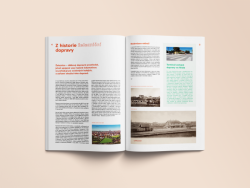 Nová vizuální identita města Chrudim - vnitřek zpravodaje, Markéta Steinert.