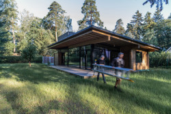 Roubený rodinný dům, monom