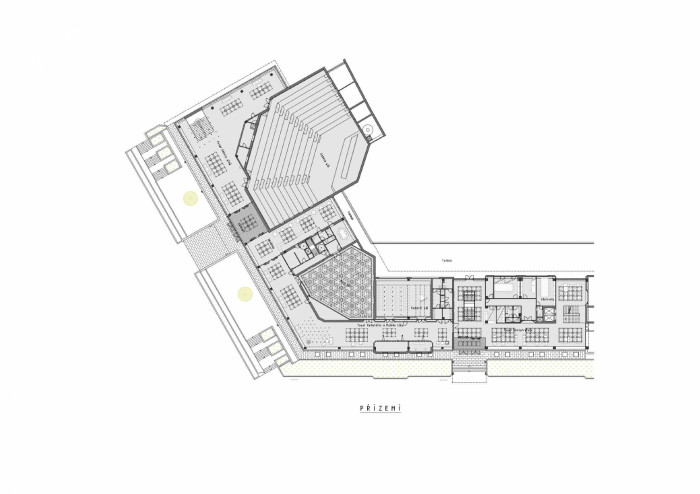 Dům hudby Pardubice, Ondřej Tuček, situace