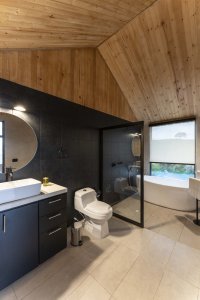 Modulární dvojdům od architekta jménem Rubén Gómez Gañán v Kolumbii