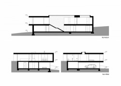 Rodinný dům Heroltice, Martin Klimecký, řez