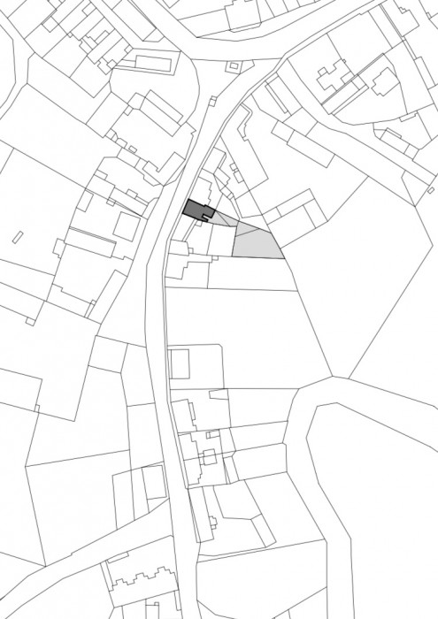 Rekonstrukce rodinného domu Chotutice, 2xpa, situace