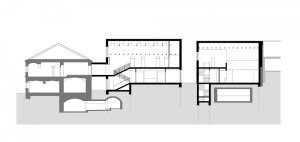 Komunitní centrum Židlochovice, JURA‌ ‌ET‌ ‌CONSORTES / Pavel Jura, Pavel Steuer, řez