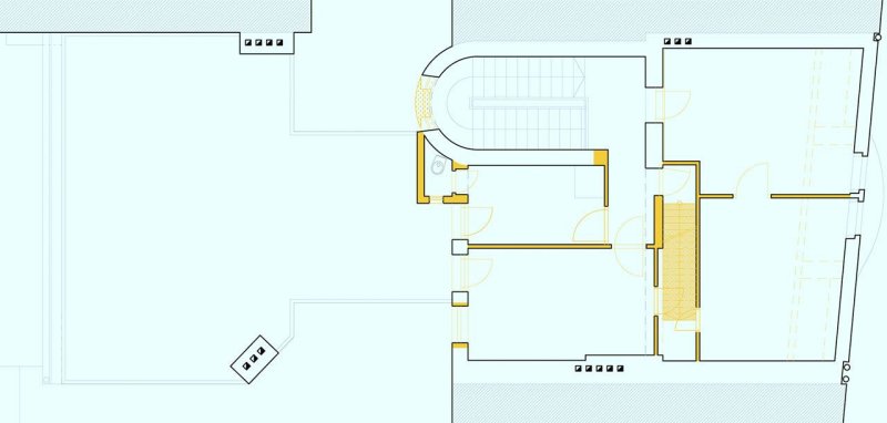 PLATFORMA ARCHITEKTI, Dům s loftem, 5. NP, původní stav - foto