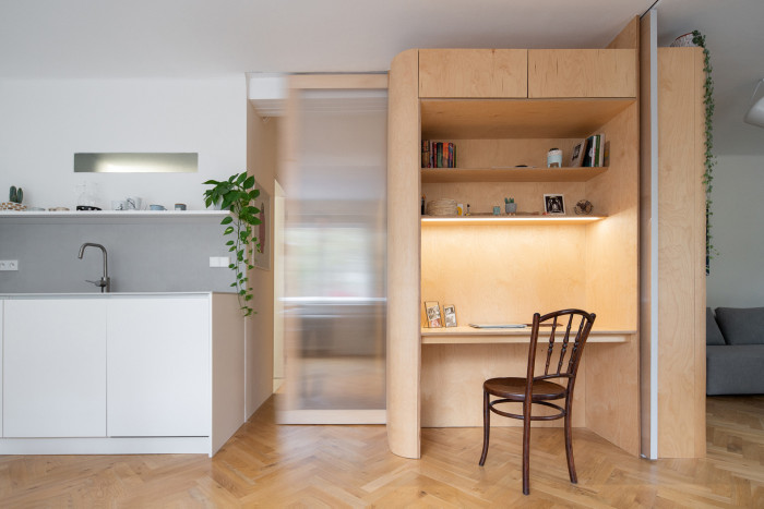 Rekonstrukce bytu v Praze-Bubenči od Papundekl architekti