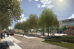 1. Cena - Dostavba a úprava náměstí Míru, Luboš Františák – ARCHITEKT, vizualizace