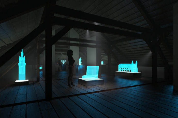 Vizualizace přístavby k Muzeu terezínského ghetta od Marcely Steinbachové a Stevena Holla