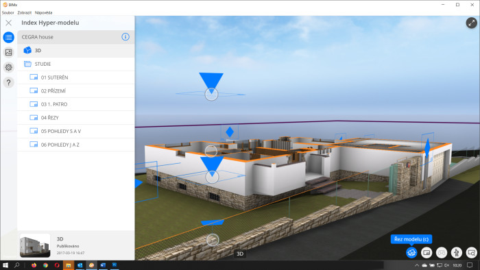 Aplikace BIMx z ekosystému Archicadu propojuje projekční ateliér se staveništěm.