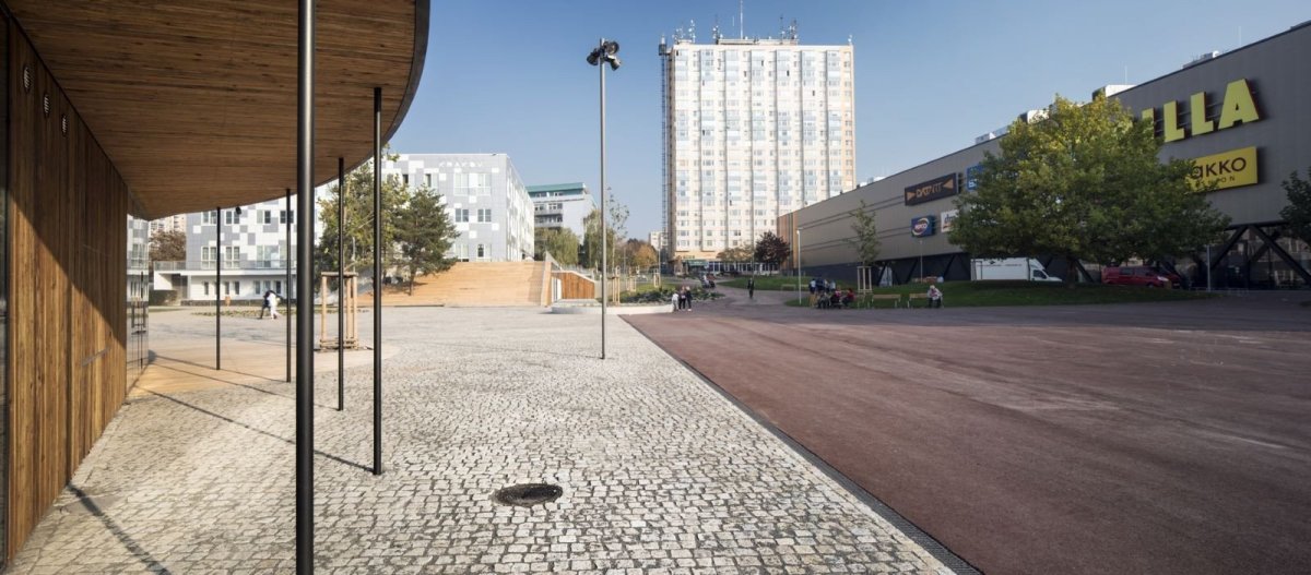 Revitalizace parku a náměstí Krakov v Bohnicích, Rusina Frei architekti