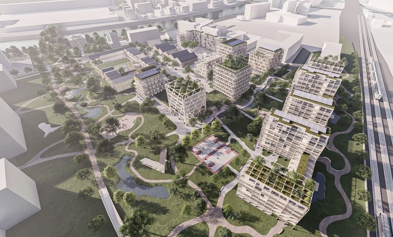 Multi-Komfortní dům Saint-Gobain, Kristýna Klůsová a Jiří Petrželka, vizualizace