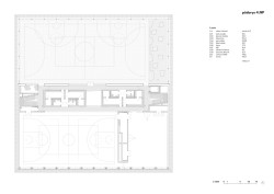 ZŠ Jana Vodňanského na Praze 7 - půdorys 4.NP