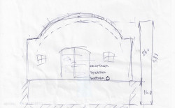 ORA, Vinný sklep U Modráka, skica investora – foto