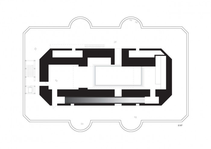 Tomáš Zavoral, JWW_Der Judenweg, Wien / Muzeum života za války, půdorys 8. NP – foto