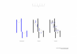 Schéma Mendelových zákonů dědičnosti aplikovaná na celý systém.
