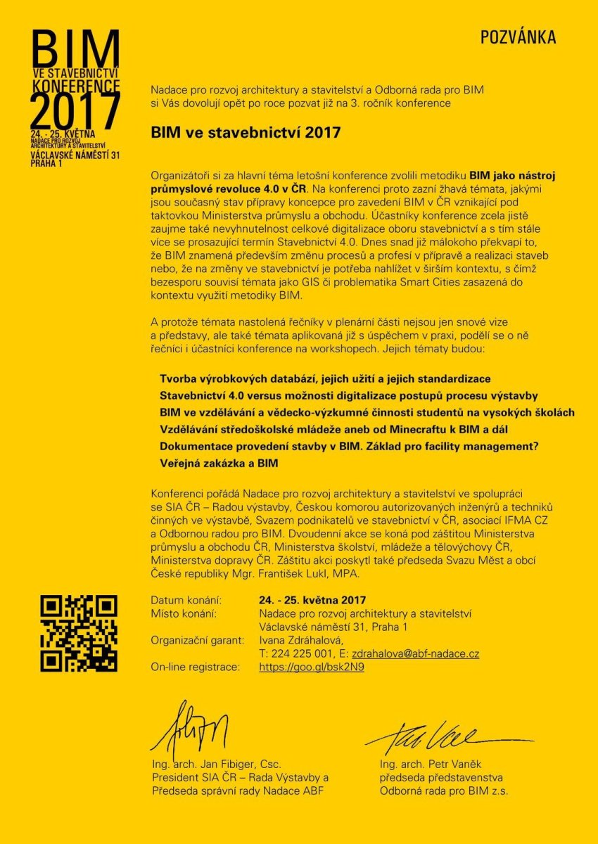 Odborná konference BIM ve stavebnictví začíná již zítra!