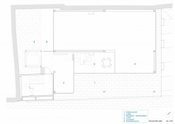 Dočasný bytový dům v Barceloně, Straddle3 + Eulia Arkitektura + Yaiza Terré, výkresy