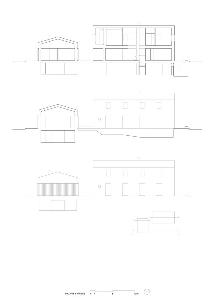 Soukromá rezidence Urbino, GGA architects, elevace.