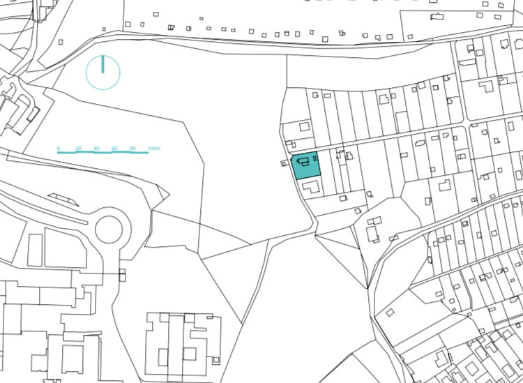 Rekreační domek v Plzni na Mikulce, architectureMADE, situace