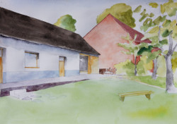 Komunitní centrum Opatovice, Rusina Frei architekti, skica