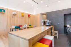 Monogram espresso bar, studio AEIOU