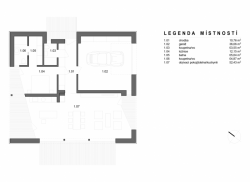 Atelier 38, Rodinný dům na Opavsku, půdorys 1. NP – foto