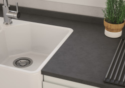 Dřez Franke Belfast, detail montáže do roviny