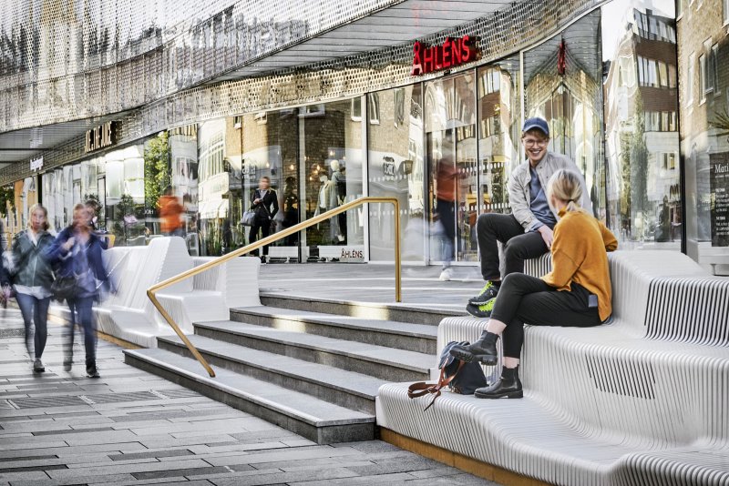 Uppsala - 3D lavička