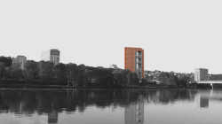 Návrh studentského bydlení v Holešovicích, vizualizace, Richard Múdrý.