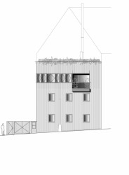 Přestavba rodinného domu Hlubočepy, R.U.A., pohled