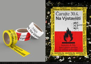 Nová vizuální identita areálu Výstaviště Praha, Tereza Hejmová / Štěpán Malovec / Martin Odehnal.
