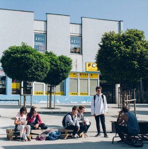 Revitalizace vnitřního prostoru nákupního střediska Centrum v Prešově, zerozero.