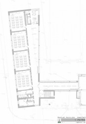 Pavilon ZŠ Smečno, LCArch s.r.o. - půdorys patra