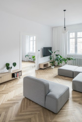 Interiér bytu HLB, Kuklica Smerek architekti / Peter Kuklica, Martin Smerek, Juraj Hubinský