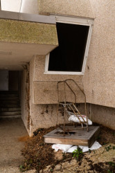 Stav budovy před zahájením demolice