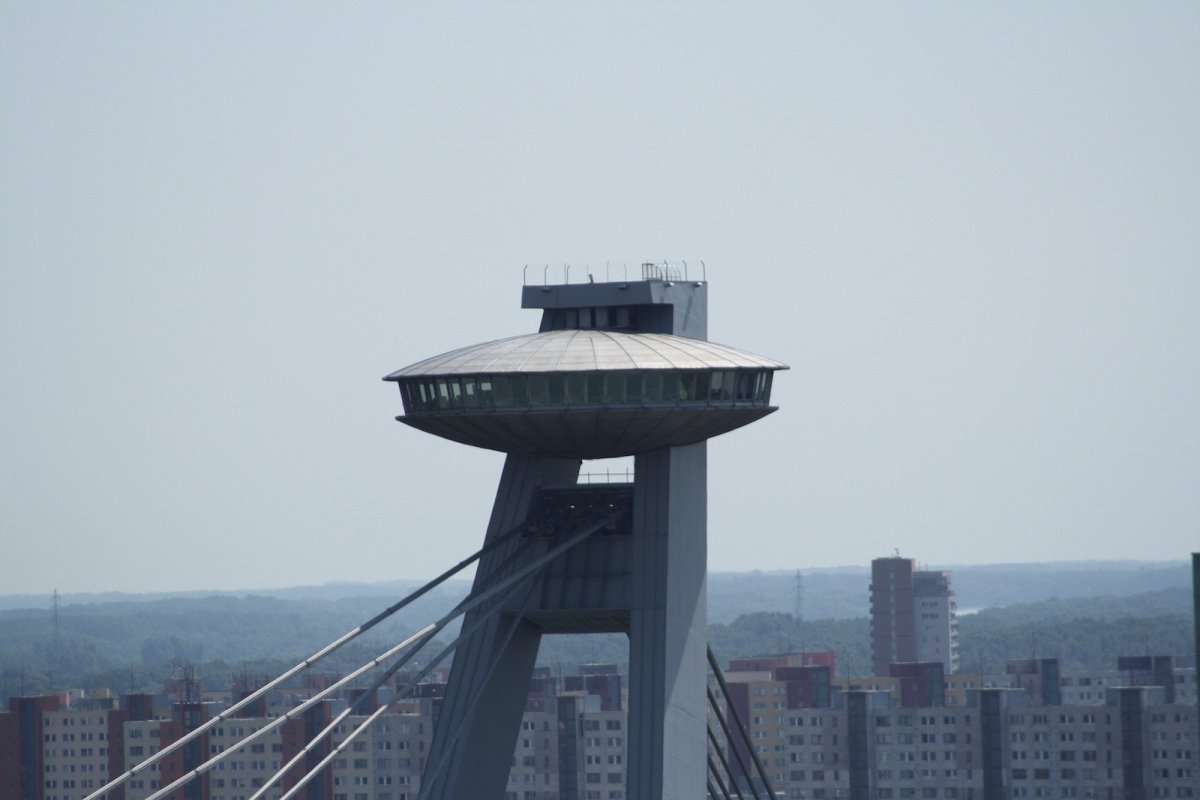 Most Slovenského národního povstání, Jozef Lacko, Ladislav Kušnír, Ivan Slameň, Arpád Tesár, 1968-1973. Foto: Frettie, Wikipedia, lic. CC BY-SA 4.0
